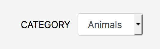 Category selector | Phrase