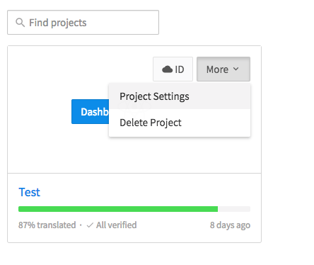 Project Settings in Phrase | Phrase