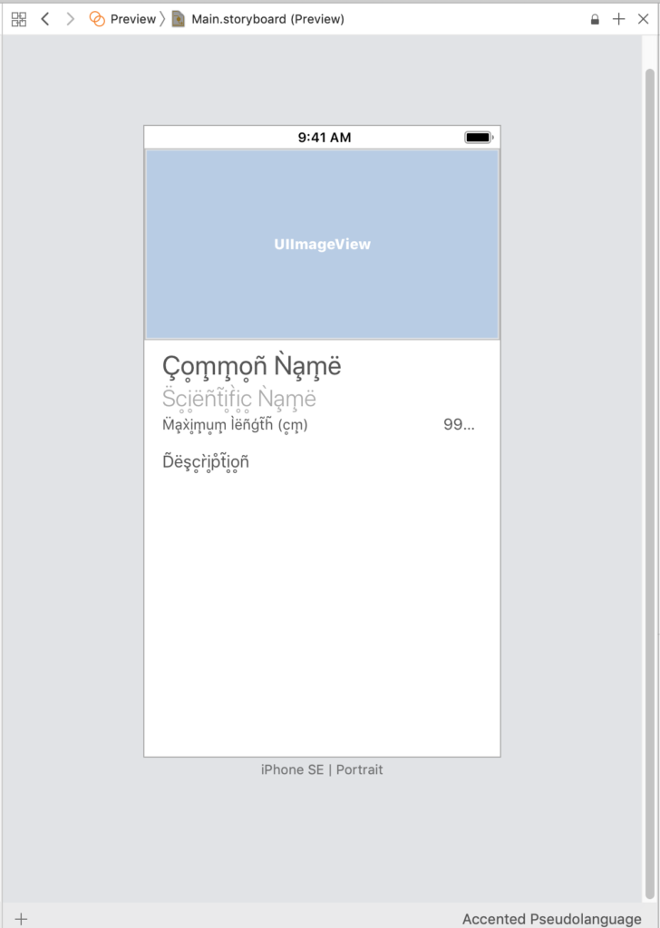 Accented Pseudolanguage in the Assistant Editor Preview | Phrase