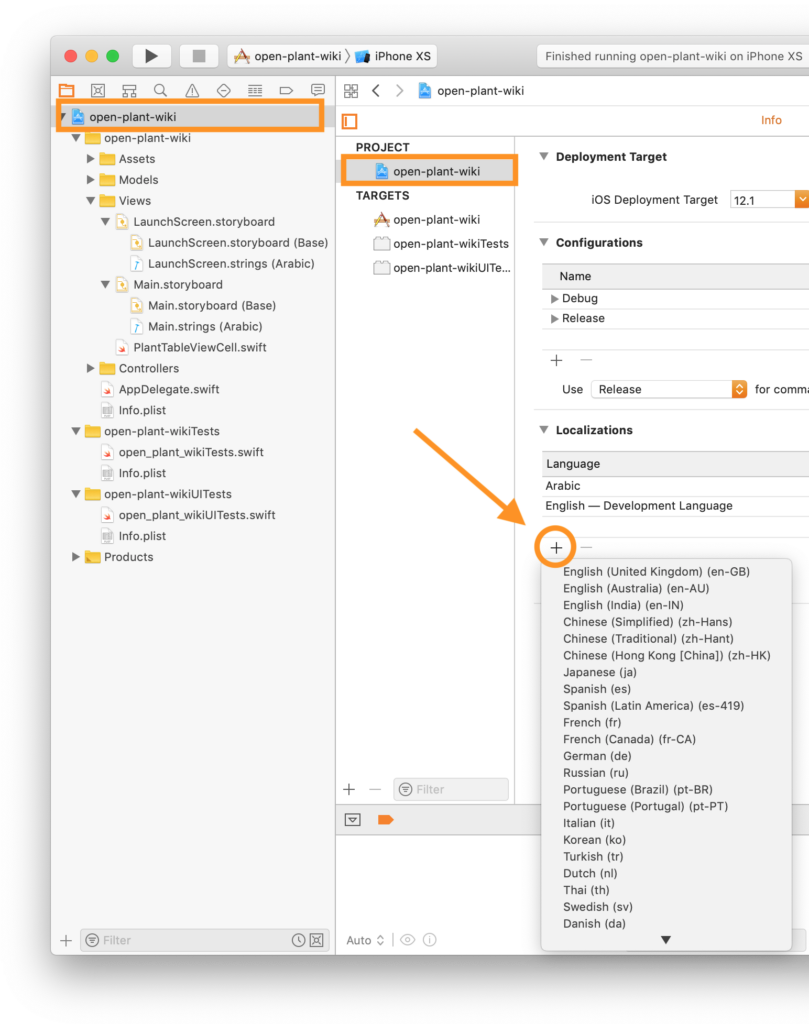 Adding supported locales | Phrase