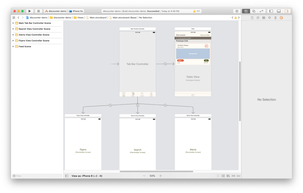 The architecture of our demo app | Phrase