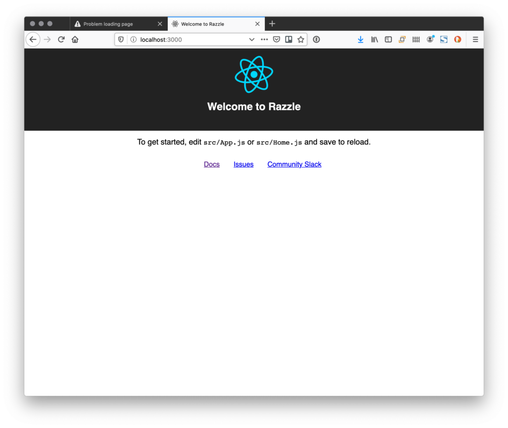 Boilerplate app Razzle | Phrase