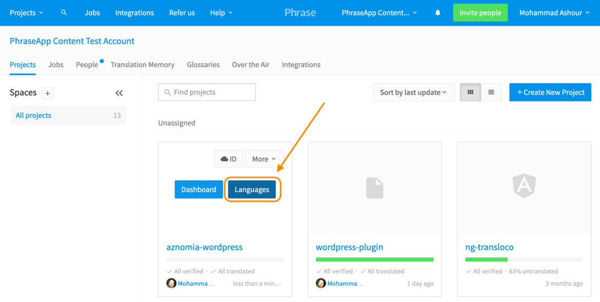 Agregando un nuevo idioma a nuestro proyecto | Phrase