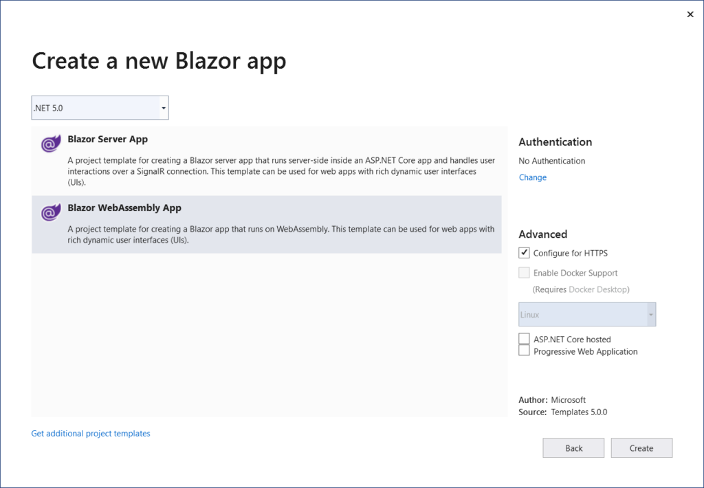 Creating a new Blazor app | Phrase