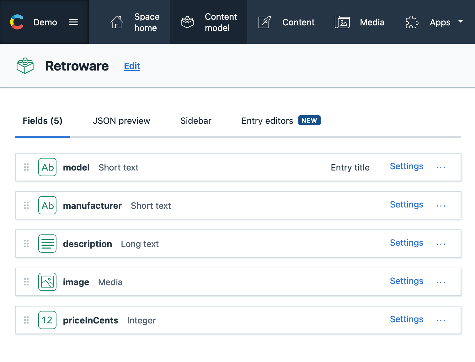 Content model on Contentful | Phrase