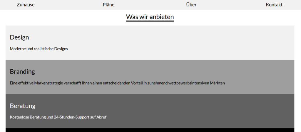 German interface | Phrase