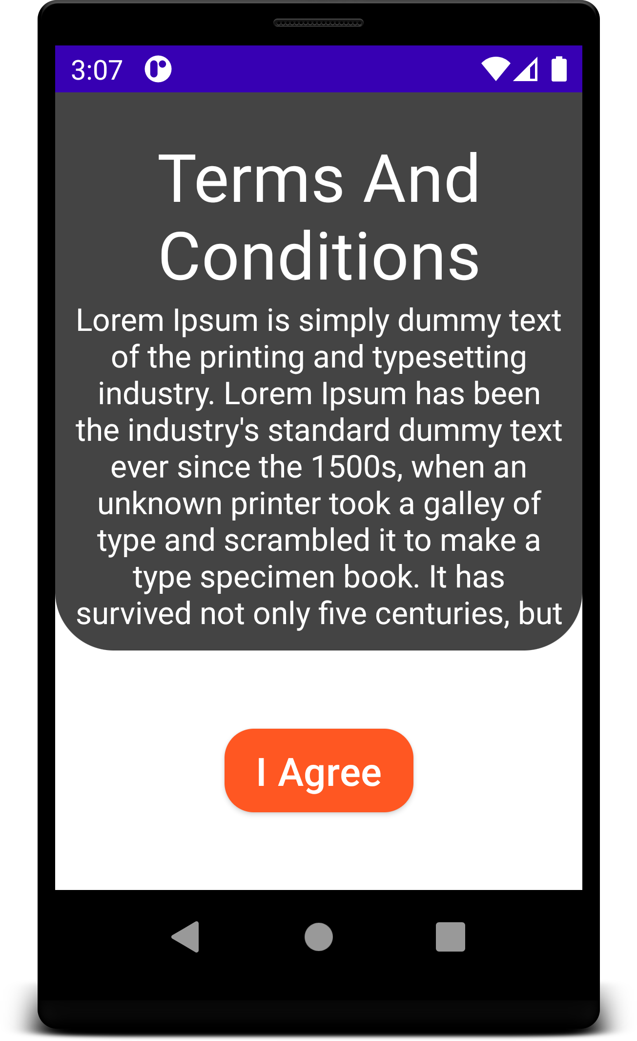 Demo app on small phone without cropping | Phrase