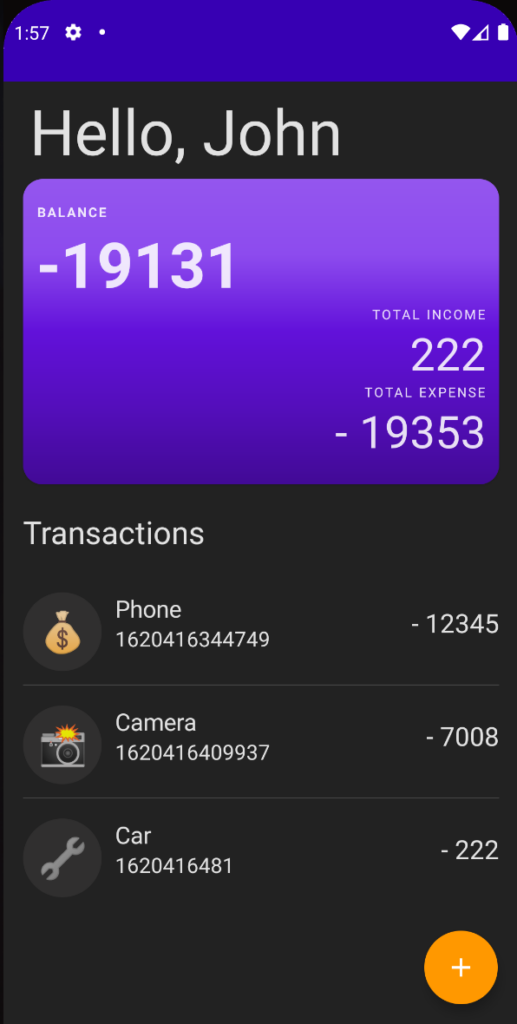 Demo app without number formatting | Phrase