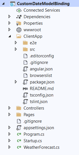 Project file structure | Phrase
