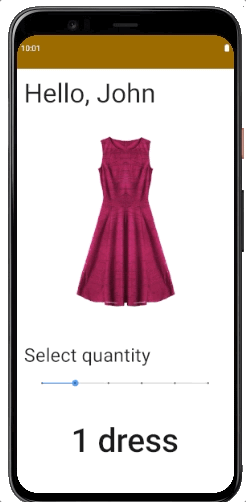 Our finalized Android app in English | Phrase