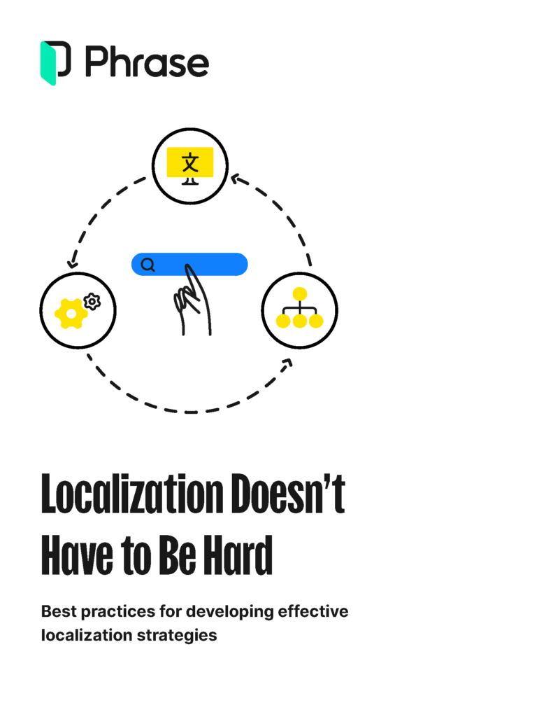 Localization best practice ebook cover | Phrase
