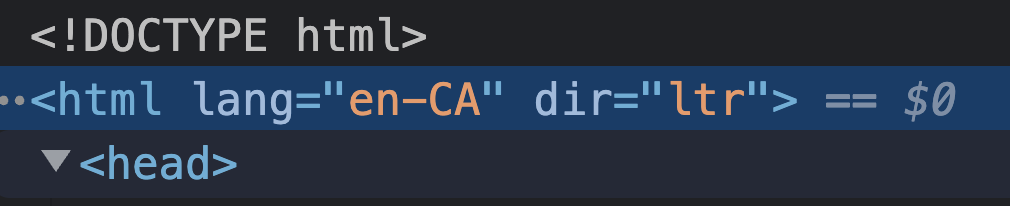 English HTML code | Phrase