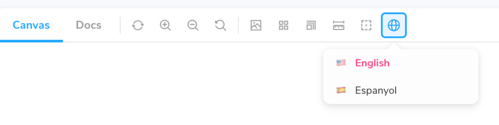 Language switcher dropdown | Phrase