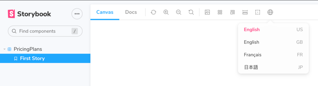 Language dropdown in Stroyblock | Phrase