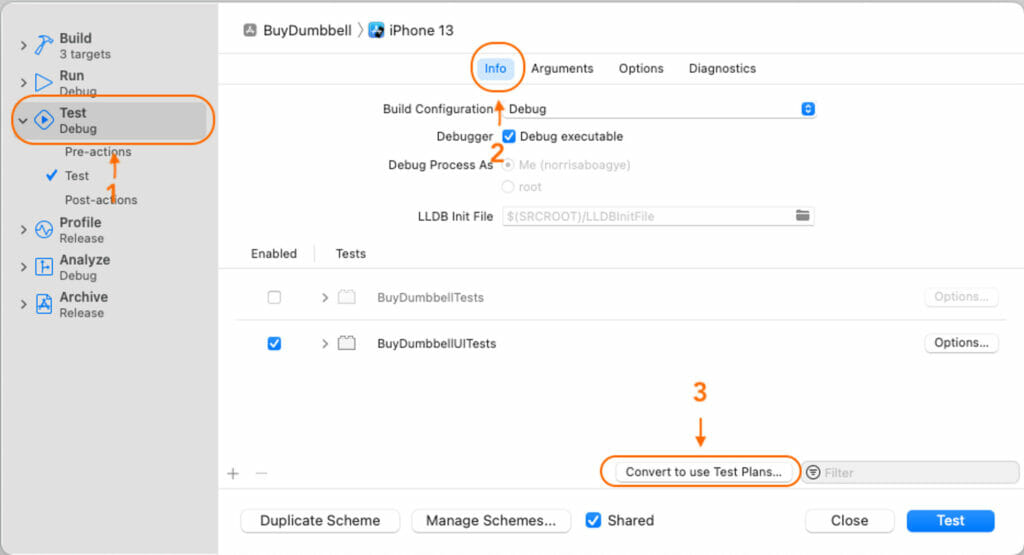 Test plan config | Phrase