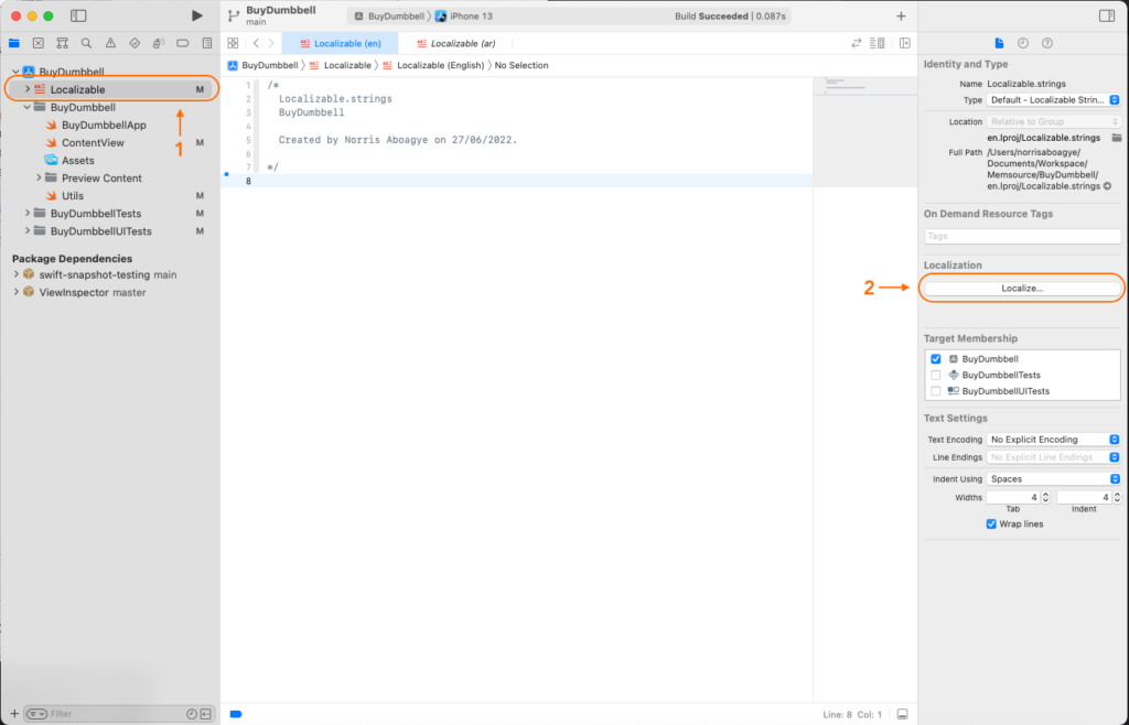 App ready for localization | Phrase