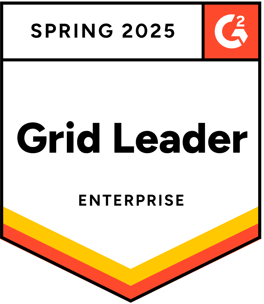 A G2 Grid chart highlights Phrase as a Leader in the Enterprise Localization category, with its logo positioned in the top-right quadrant—signifying strong customer satisfaction and high market presence.