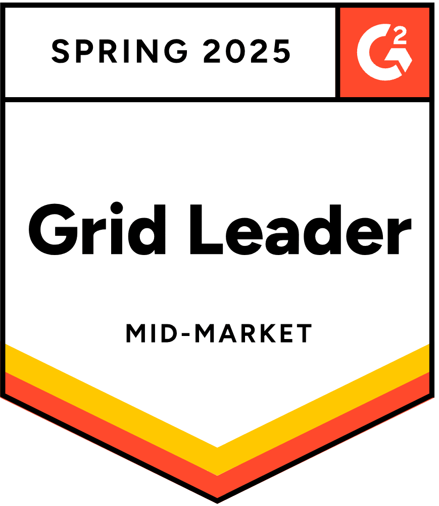A G2 Grid chart features Phrase in the Leader quadrant for Mid-Market Localization platforms, indicating high customer satisfaction and strong market presence based on verified user reviews.