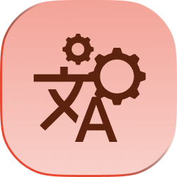 Icono plano de una llave inglesa y un engranaje que representa el mantenimiento o la configuración del sistema.